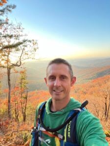 Photo of myself, Jon Penland, out hiking in the mountains