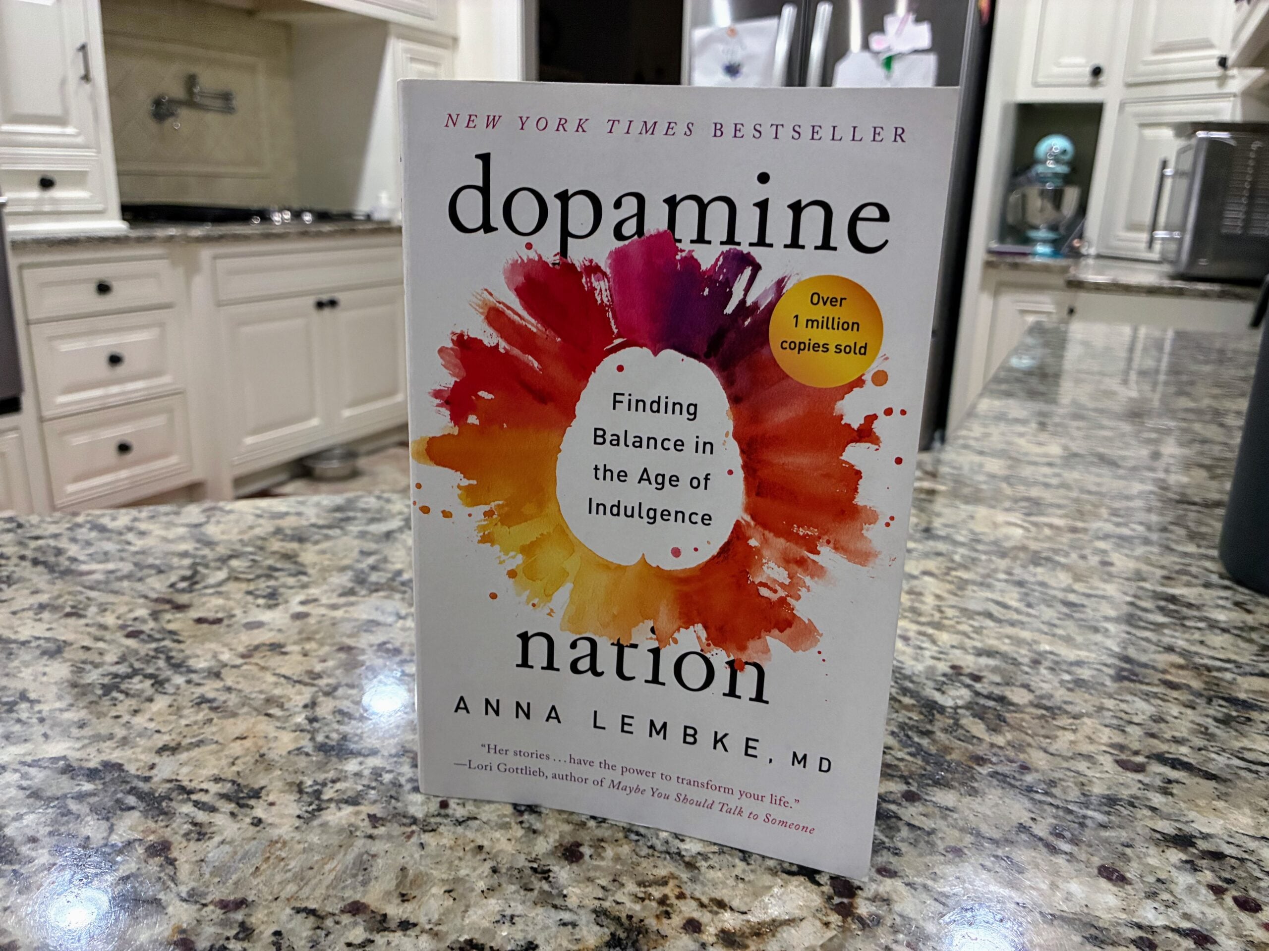 Book cover of Dopamine Nation: Finding Balance in the Age of Indulgence by Anna Lembke, MD